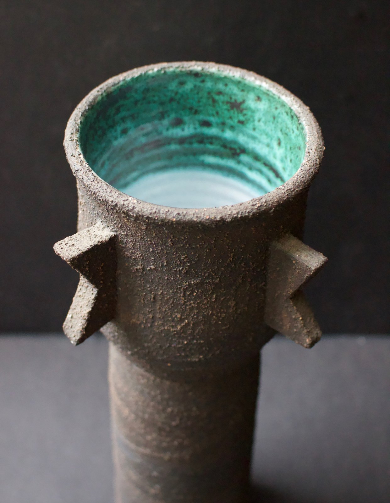 Studio Ceramic Sculpture or Vessel [I] by Clive Brooker, England